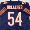 imageAutographedSigned Brian Urlacher HOF 18 Chicago Blue Football Jersey Beckett BAS COA