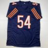 imageAutographedSigned Brian Urlacher HOF 18 Chicago Blue Football Jersey Beckett BAS COA