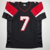 imageAutographedSigned Michael Mike Vick Atlanta Black Football Jersey PSADNA COA