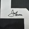 imageFacsimile Autographed Mean Joe Greene Pittsburgh Black Reprint Laser Auto Football Jersey Size Mens XL