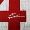 imageFacsimile Autographed Pat Tillman Arizona White Reprint Laser Auto Football Jersey Size Mens XL