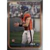 image2024 Topps Chrome Bo Nix 206 Denver Broncos Rookie RC Football Card