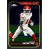 image2024 Topps Chrome Xavier Worthy 208 Kansas City Chiefs Rookie RC Football Card