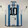 imageAutographedSigned Lionel Leo Messi Argentina BlueWhite Soccer Jersey Beckett BAS COALOA