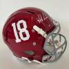 imageAutographedSigned Nick Saban Alabama Crimson Tide FS Full Size College Football Helmet Beckett BAS COA