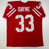 imageFacsimile Autographed Ron Dayne Wisconsin Red Reprint Laser Auto College Football Jersey Size Mens XL