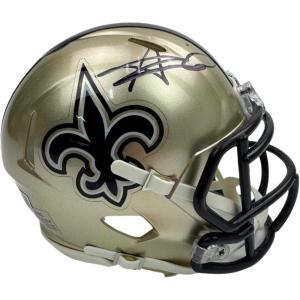 imageAutographedSigned Alvin Kamara New Orleans Saints Football Mini Helmet Beckett BAS COA