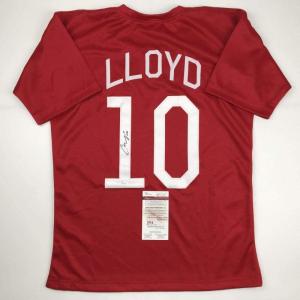 imageAutographedSigned Carli Lloyd Red Soccer Team USA World Cup Jersey JSA COA