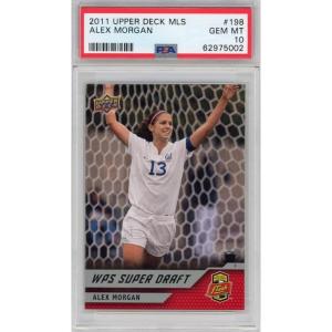 imageGraded 2011 Upper Deck UD MLS Alex Morgan 198 Rookie RC Soccer Card PSA 10 Gem Mint