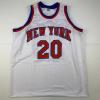 imageAutographedSigned Allan Houston New York White Basketball Jersey PSADNA COA