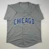 imageAutographedSigned Sammy Sosa Chicago Grey Baseball Jersey Beckett BAS COA