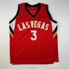 imageFacsimile Autographed Candace Parker Las Vegas Red Reprint Laser Auto Basketball Jersey Size Mens XL