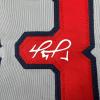 imageFacsimile Autographed David Ortiz Boston Grey Reprint Laser Auto Baseball Jersey Size Mens XL