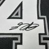 imageFacsimile Autographed DeAaron Fox San Antonio Black Reprint Laser Auto Basketball Jersey Size Mens XL