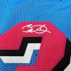 imageFacsimile Autographed Dwyane Wade Miami Blue Vice City Reprint Laser Auto Basketball Jersey Size Mens XL