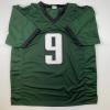 imageFacsimile Autographed Nick Foles Philadelphia Green Reprint Laser Auto Football Jersey Size Mens XL