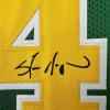 imageFacsimile Autographed Shawn Kemp Seattle Green Reprint Laser Auto Basketball Jersey Size Mens XL