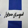 imageFacsimile Autographed Steve Largent Seattle Blue Reprint Laser Auto Football Jersey Size Mens XL