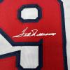 imageFacsimile Autographed Ted Williams Boston White Reprint Laser Auto Baseball Jersey Size Mens XL