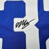 imageFacsimile Autographed Victor Wembanyama France Blue Reprint Laser Auto Basketball Jersey Size Mens XL