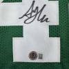imageFramed AutographedSigned Al Horford 35x39 Boston Green Basketball Jersey Beckett COA