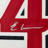 imageFramed AutographedSigned Elly De La Cruz 35x39 Cincinnati White Baseball Jersey Beckett BAS COA