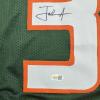 imageFramed AutographedSigned Frank Gore 35x39 Miami Green Football Jersey JSA COA