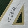 imageFramed AutographedSigned Giannis Antetokounmpo 33x42 Milwaukee Green Custom Basketball Jersey JSA COA