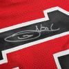 imageFramed AutographedSigned Joakim Noah 35x39 Chicago Red Basketball Jersey Beckett BAS COA