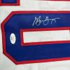 imageFramed AutographedSigned Michael Young 35x39 Texas White Baseball Jersey JSA COA