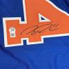 imageFramed AutographedSigned Nate Robinson 35x39 New York Blue Basketball Jersey Beckett BAS COA