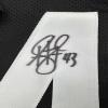 imageFramed AutographedSigned Troy Polamalu 35x39 Pittsburgh Retro Black Football Jersey JSA COA