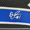 imageFramed Facsimile Autographed Anfernee Penny Hardaway 35x39 Orlando Black Pinstripe Reprint Laser Auto Basketball Jersey