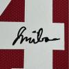 imageFramed Facsimile Autographed Jalen Milroe 35x39 Alabama Red Reprint Laser Auto College Football Jersey