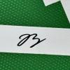imageFramed Facsimile Autographed Jaylen Brown 35x39 Boston Green Reprint Laser Auto Basketball Jersey
