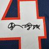 imageFramed Facsimile Autographed Shannon Sharpe 35x39 Denver Blue Reprint Laser Auto Football Jersey
