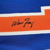 imageFramed Facsimile Autographed Walt Frazier 35x39 New York Blue Reprint Laser Auto Basketball Jersey