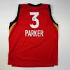 imageFacsimile Autographed Candace Parker Las Vegas Red Reprint Laser Auto Basketball Jersey Size Mens XL