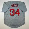 imageFacsimile Autographed David Ortiz Boston Grey Reprint Laser Auto Baseball Jersey Size Mens XL