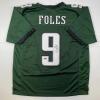 imageFacsimile Autographed Nick Foles Philadelphia Green Reprint Laser Auto Football Jersey Size Mens XL
