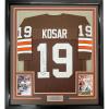 imageFramed AutographedSigned Bernie Kosar 33x42 Cleveland Brown Football Jersey JSA COA