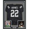 imageFramed AutographedSigned Michael Mike Haynes 35x39 HOF 97 Oakland Black Football Jersey Beckett BAS COA