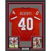 imageFramed AutographedSigned Mike Alstott 35x39 Tampa Bay Orange Creamsicle Football Jersey Beckett BAS COA