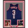 imageFramed AutographedSigned Steve Francis 33x42 Houston Blue Basketball Jersey JSA COA