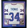 imageFramed AutographedSigned Thurman Thomas 33x42 Buffalo White Football Jersey JSA COA