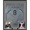 imageFramed Facsimile Autographed Bo Jackson 35x39 Chicago Grey Reprint Laser Auto Baseball Jersey
