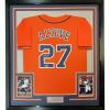 imageFramed Facsimile Autographed Jose Altuve 35x39 Houston Orange Reprint Laser Auto Baseball Jersey