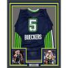 imageFramed Facsimile Autographed Paige Bueckers 35x39 Dallas Blue Reprint Laser Auto WNBA Basketball Jersey