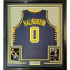 imageFramed Facsimile Autographed Tyrese Haliburton 35x39 Indiana Blue Reprint Laser Auto Basketball Jersey