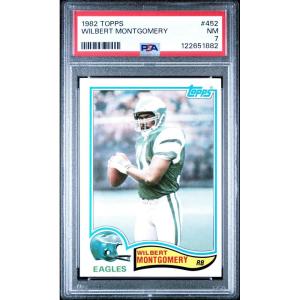 imageGraded 1982 Topps Wilbert Montgomery 452 Football Card PSA 7 Near Mint